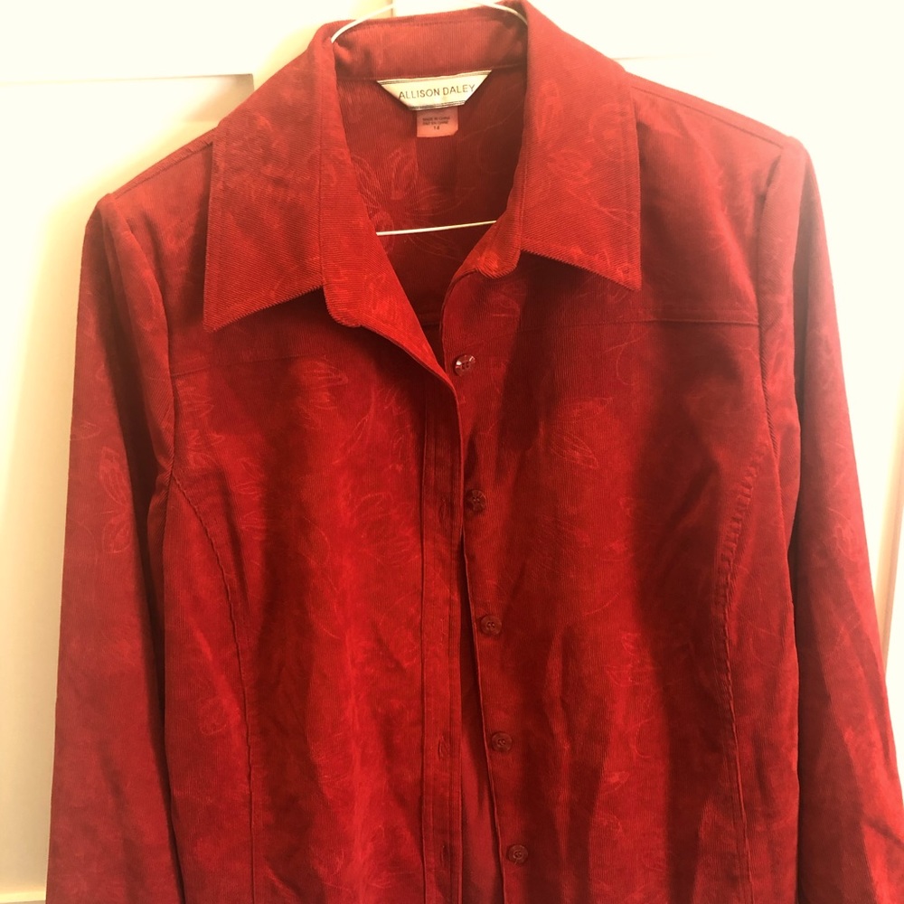 Red Corduroy Jacket